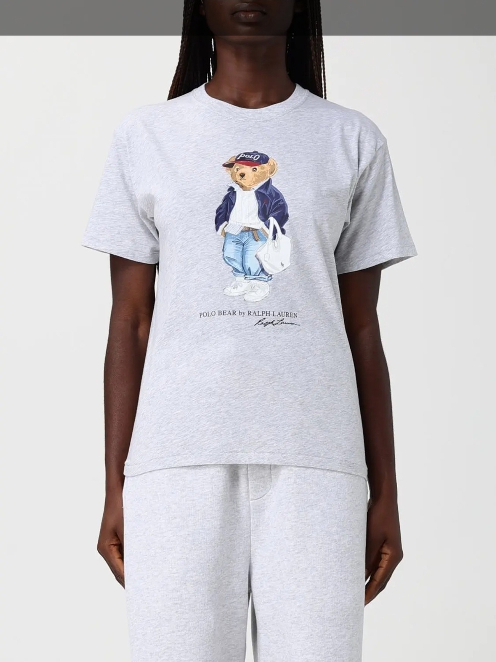 Polo Ralph Lauren Bear Cotton Tshirt Women XXL Crewneck Short Sleeve